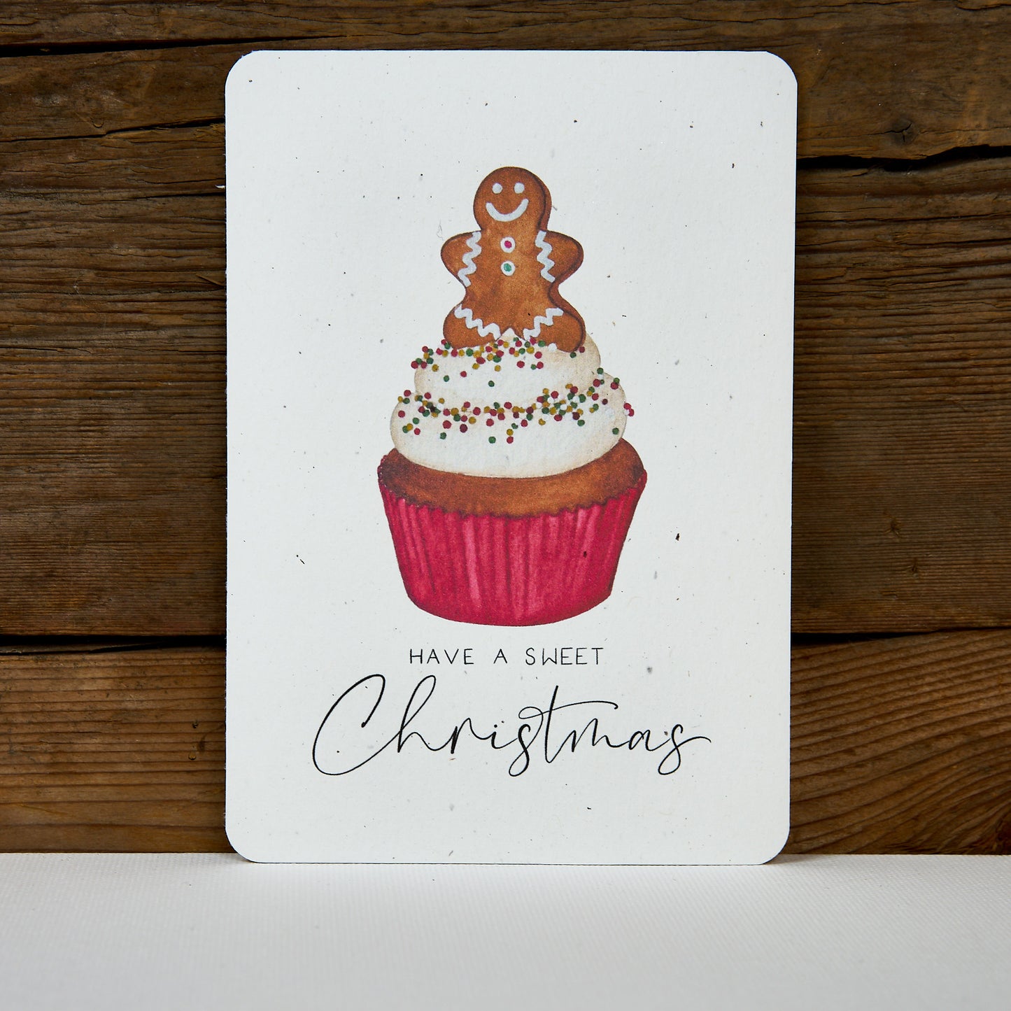 Postkarte "Cupcake Rentier"