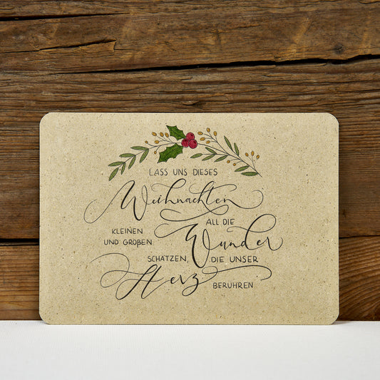 Postkarte "Kleine und große Wunder"