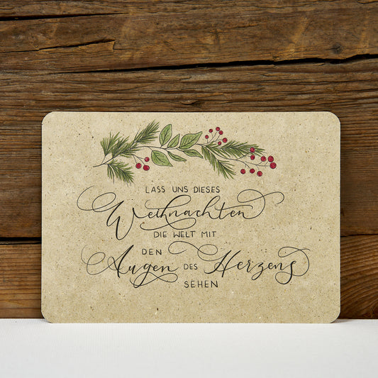 Postkarte "Augen des Herzens"