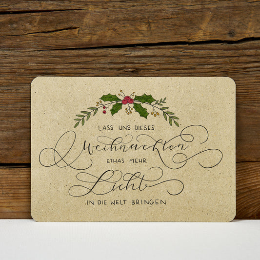 Postkarte "Licht für die Welt"