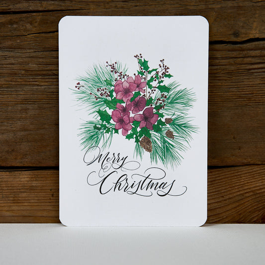 Postkarte "Wintergesteck Christrose"