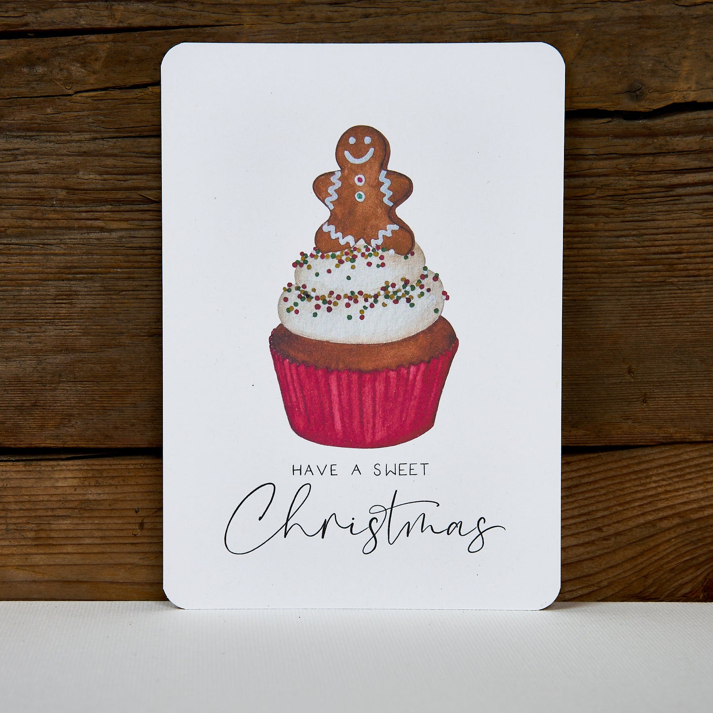 Postkarte "Cupcake Lebkuchen"
