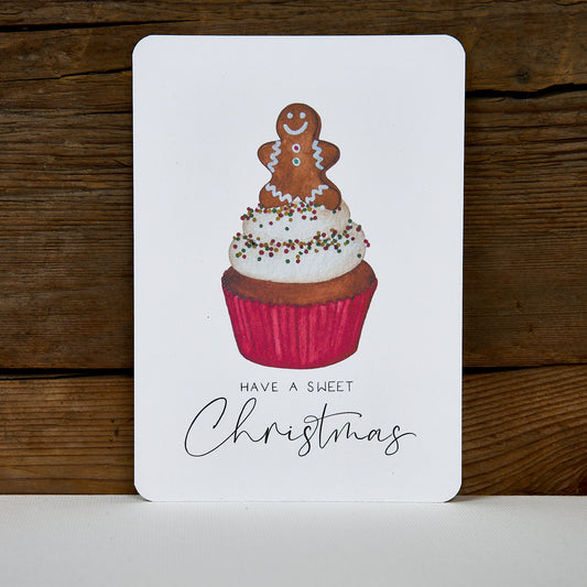 Postkarte "Cupcake Lebkuchen"