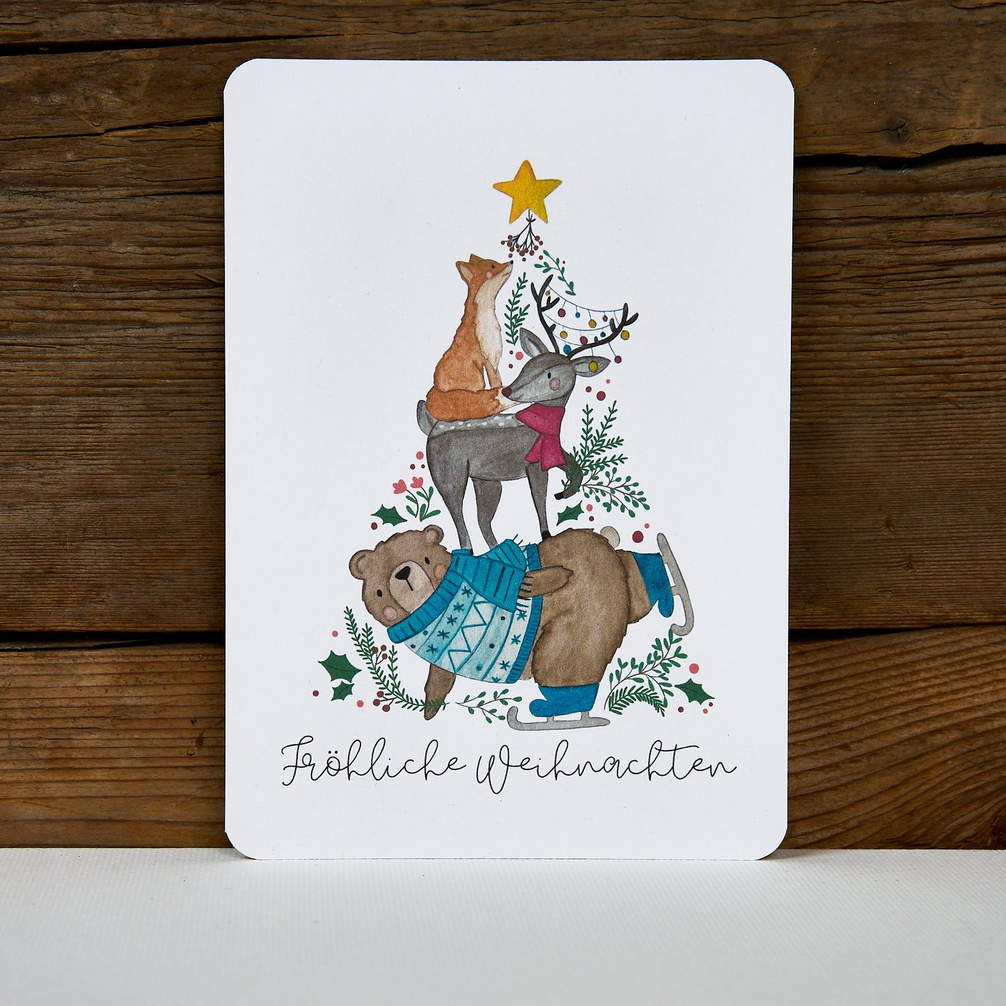 Postkarte "Tierbaum"