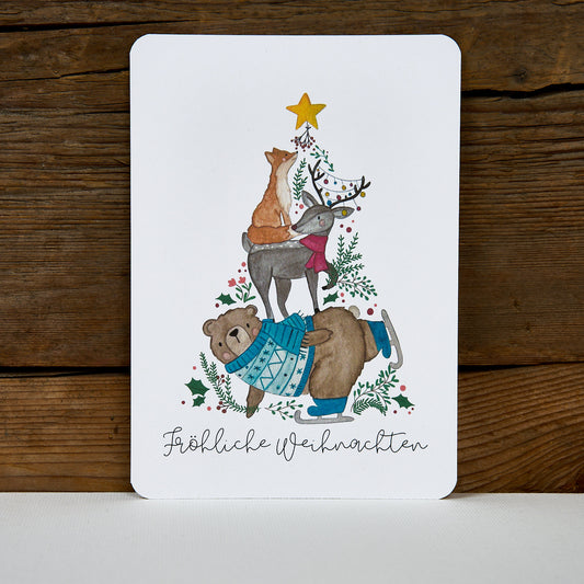 Postkarte "Tierbaum"