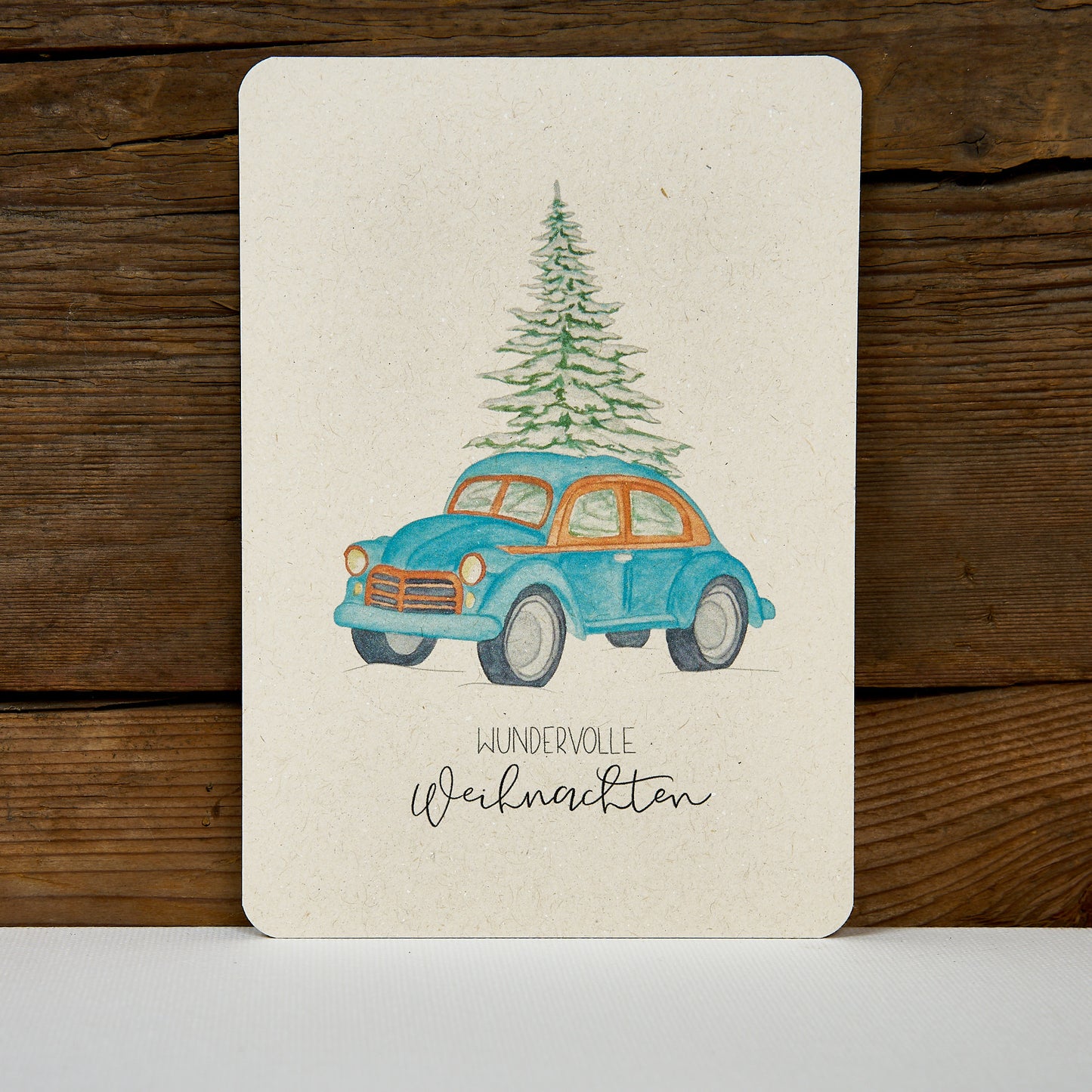 Postkarte "Driving home for Christmas"